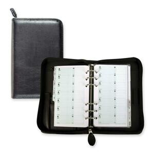 3.75"x6.75" Black Day-Timer Time Management Starter Set with Zipper