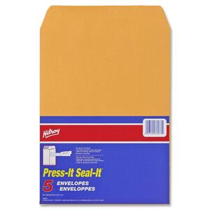 9"x12" Press-It Seal-It Self Adhesive Envelope 5Pack
