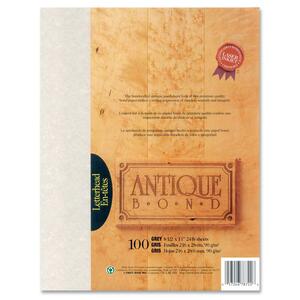 First Base 78722 Antique Bond Parchment Paper - Gray