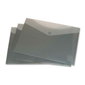 8.5"x11" Charcoal Frosted Poly Envelope