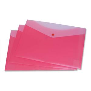 8.5"x11" Strawberry Frosted Poly Envelope