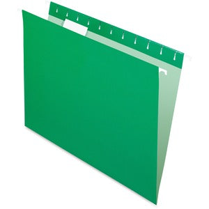 Green Oxford Letter Hanging File Folder