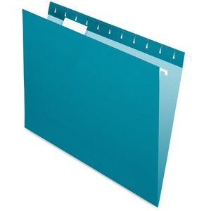 Teal Oxford Letter Hanging File Folder