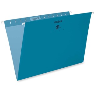 Teal Oxford Legal Hanging File Folder