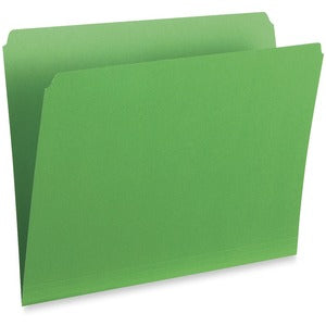 Green Legal Straight Cut Vertical File Folder