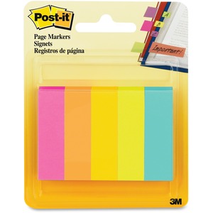 Assorted Fluorescent Page Marker Flag