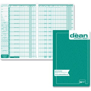 Twenty Four Employees Payroll Book