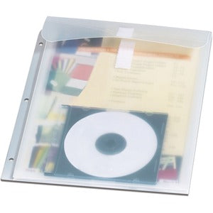 8-1/2"x11" Ice White Stash-It Binder Pocket 250 Sheet Capacity Each