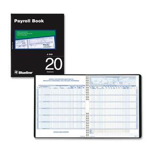 Twenty Employees Payroll Book