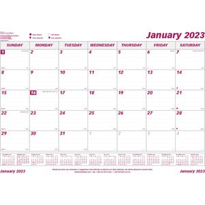 23.5"x18.3" Brownline Desk Planner Refill