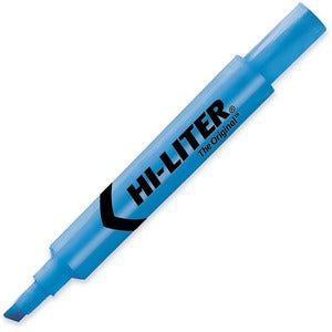 Flourescent Blue Chisel Hi-Liter Desk Style Highlighter