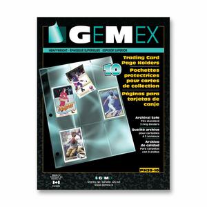 Letter Sheet Trading Cards Page Holder 10Pack