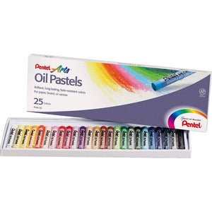 Assorted Oil Pastels 25/Pack