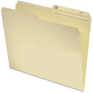 Manila Letter 9.5pt Reversible Top Tab File Folder
