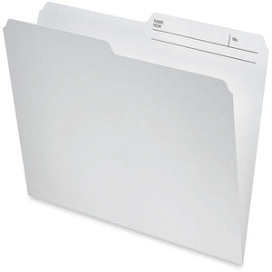 Ivory Letter 9.5pt Reversible Top Tab File Folder
