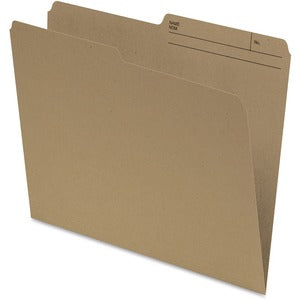 Kraft Letter 10.5pt Reversible Top Tab File Folder