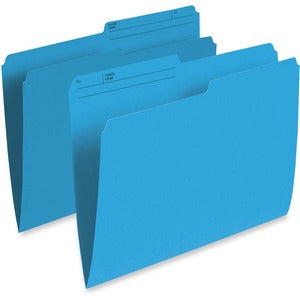 Blue Letter Single Top Vertical File Folder
