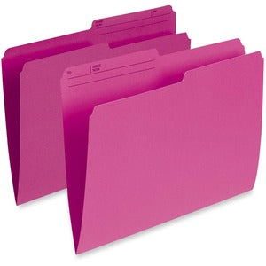 Pink Letter Single Top Vertical File Folder