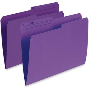 Violet Letter Single Top Vertical File Folder