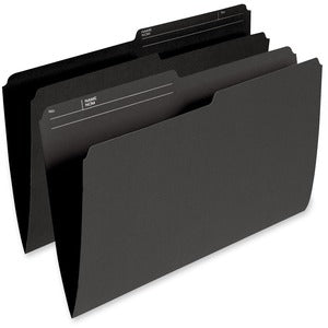 Black Legal Single Top Vertical File Folder