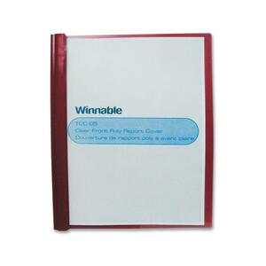 Red/Clear Report Cover