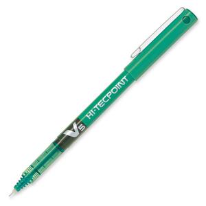 Pilot Green Extra Fine Hi-Techpoint Roller Ball Pen Each