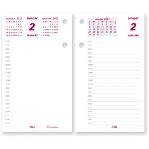 6"x3.5" Brownline Daily Calendar Pad Refill