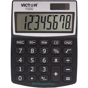 8 Digit Victor 1000 Mini Desktop Calculator