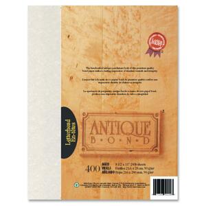 8-1/2"x11" Aged Antique Bond Paper 400/Pack