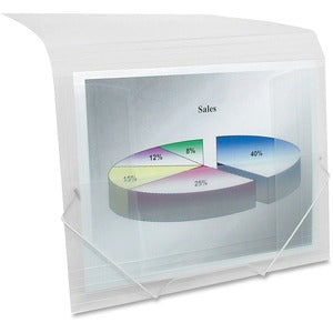 Clear Letter 1.50" Expanding Document Folder