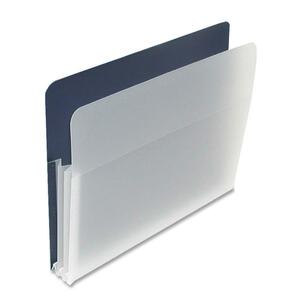 Dark Blue/Clear 3.50" Expanding File Pocket Each