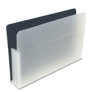 Dark Blue/Clear 5.25" Expanding File Pocket Each