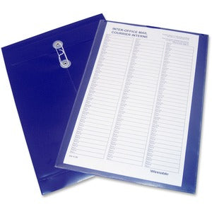 10"x15" Dark Blue Poly Interoffice Envelope Each