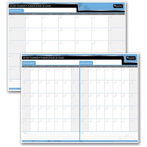 23"x30" Quartet Day-Timer Undated 30/60 Day Laminated Planner