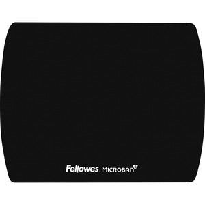 Black Microban Ultra Thin Mouse Pad -  TAA Compliant