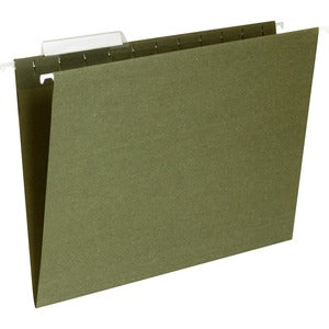 Green Letter 1/3 Cut Hanging File Folders