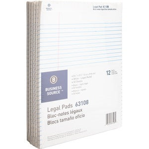 8.5"x11.75" White 0.34" Ruled Micro-Perforated Pads