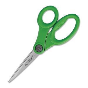8" KleenEarth Straight Scissors-Green
