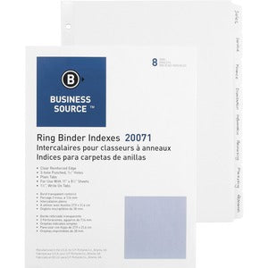 8 Tab 3 Ring Indexes 100Pack