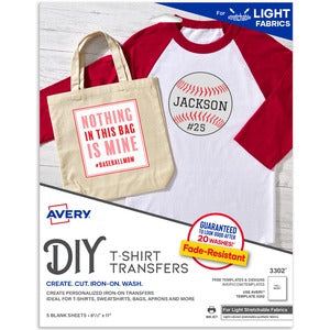 8-1/2"x11" Stretchable Fabric Transfer
