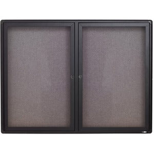 36"x48" Enclosed Fabric-Covered Bulletin Board