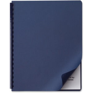 Navy Linen Weave Standard Binding Cover