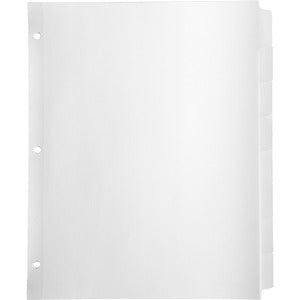 8 Tab Reinforced Hole Punched Indexes 24Pack