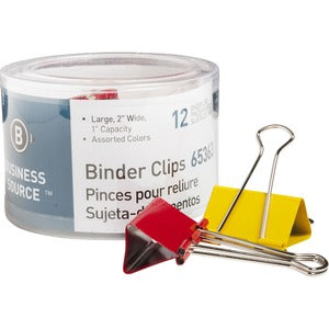 2" Large Colored Large Fold-back Binder Clips