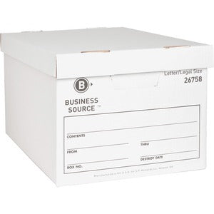 White Letter/Legal Lift-off Lid Medium Duty Storage Case
