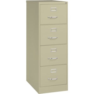 4 Drawer 18" Putty Heavy Duty Lockable Vertical File Cabinet