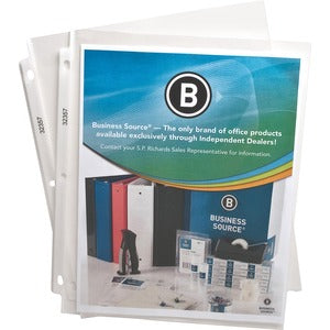 Clear Letter Top Loading Poly Sheet Protectors 50Pack