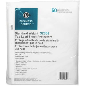 11"x9" Nonglare Top-loading Sheet Protectors 50Pack