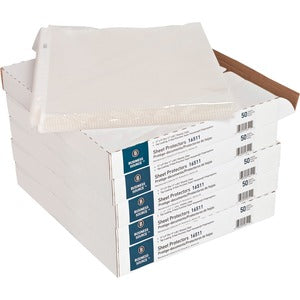 8-1/2"x11" Top-Loading Poly Sheet Protectors 50Pack