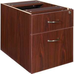 2 Drawer Mahogany Essentials Pedestal